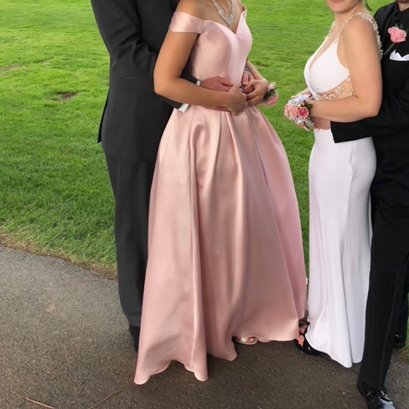 Clarisse Off Shoulder Corset Mikado Ballgown - Picture 3 of 3